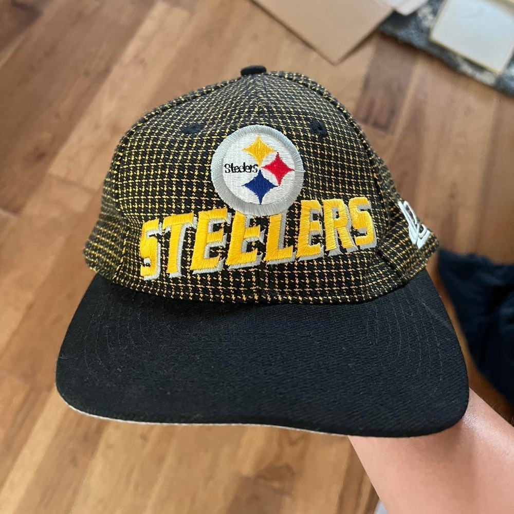 1990s Pittsburgh Steelers Drew Pearson Pinstripe SnapBack Hat